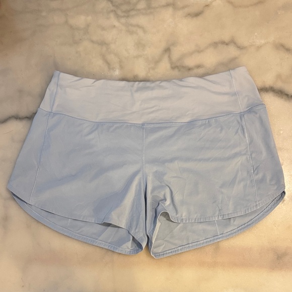lululemon athletica Pants - lululemon athletica Light Blue Speed Up Shorts